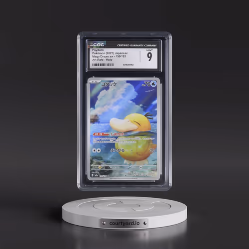 2025 Mega Dream ex - M2a #199/193 Psyduck - Art Rare Holo (CGC 9 MINT)