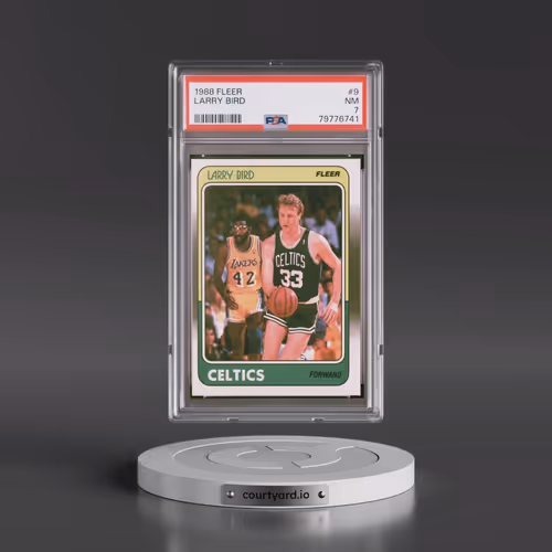 1988 Fleer #9 Larry Bird (PSA 7 NM)