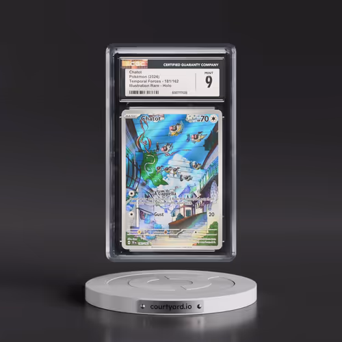 2024 Pokémon Tef EN-Temporal Forces #181 Chatot - Illustration Rare (CGC 9 MINT)