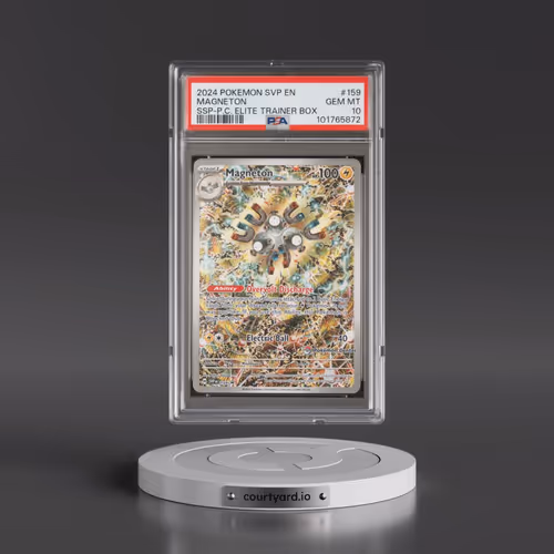 2024 Pokémon Svp EN-SV Black Star Promo #159 Magneton - Surging Sparks Pokemon Center Elite Trainer