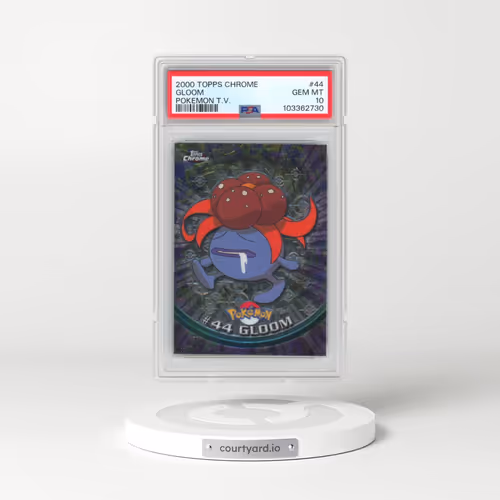 2000 Topps Chrome Pokémon T.V. #44 Gloom (PSA 10 GEM MINT)