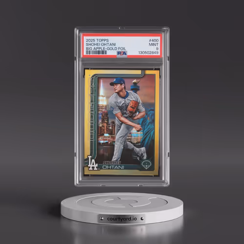 2025 Topps #400 Shohei Ohtani - Big Apple-Gold Foil (PSA 9 MINT)