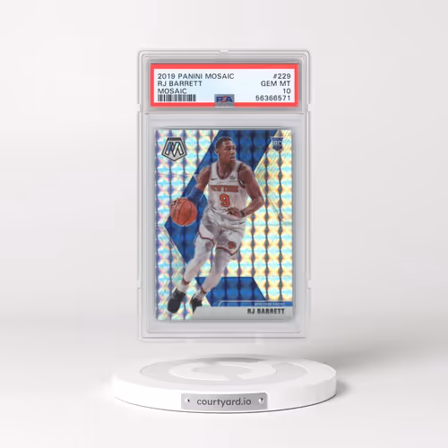 2019 Panini Mosaic #229 RJ Barrett - Mosaic (PSA 10 GEM MINT)