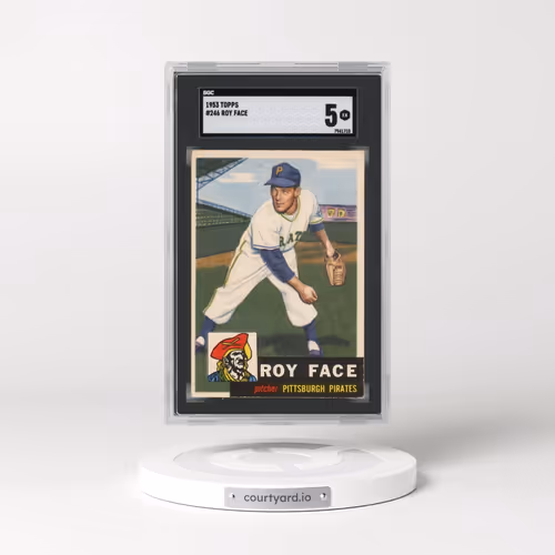 1953 Topps #246 Roy Face (SGC 5 EX)
