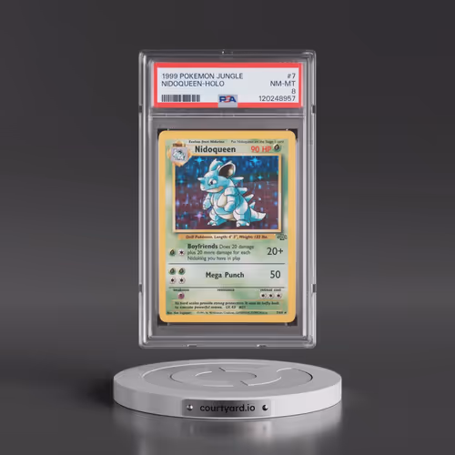 1999 Pokémon Jungle #7 Nidoqueen - Holo (PSA 8 NM-MT)