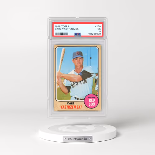 1968 Topps #250 Carl Yastrzemski (PSA 5 EX)