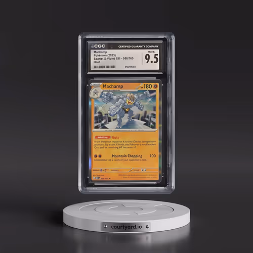 2023 Scarlet & Violet 151 - MEW EN #068/165 Machamp - Holo (CGC 9.5 MINT+)