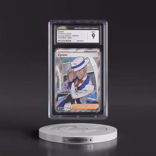 2024 Surging Sparks - SSP EN #230/191 Cyrano - Ultra Rare Holo (CGC 9 MINT)