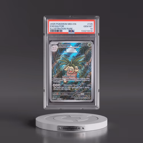 2025 Pokémon Meg EN-Mega Evolution #135 Exeggutor - Illustration Rare (PSA 10 GEM MINT)