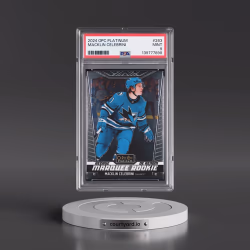 2024 Upper Deck O-Pee-Chee Platinum #263 Macklin Celebrini (PSA 9 MINT)