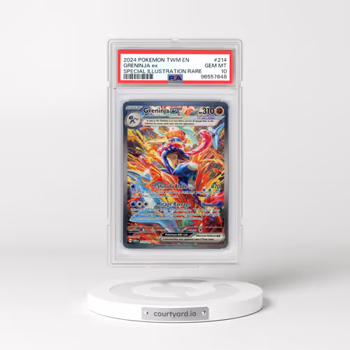 2024 Pokémon Twm EN-Twilight Masquerade #214 Greninja EX - Holo Special Illustration Rare (PSA 10 GEM MINT)