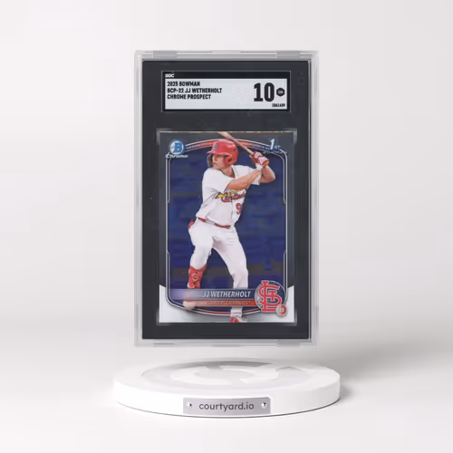 2025 Bowman #BCP-22 Jj Wetherholt - Chrome Prospect (SGC 10 GEM MINT)