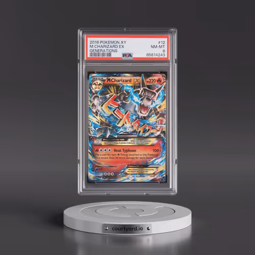 2016 Pokémon XY Generations #12 M Charizard EX - Holo (PSA 8 NM-MT)