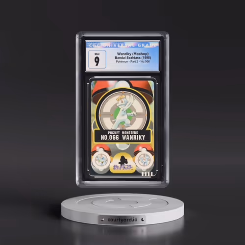 1998 Pokémon - Part 2 #066 Wanriky (Machop) (CGC 9 MINT)