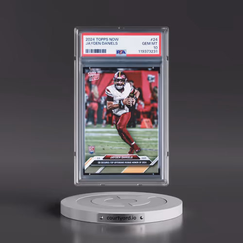 2024 Topps Now #24 Jayden Daniels (PSA 10 GEM MINT)