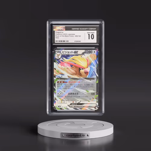 2023 Ruler of the Black Flame #089/108 Pidgeot ex - Holo (CGC 10 GEM MINT)