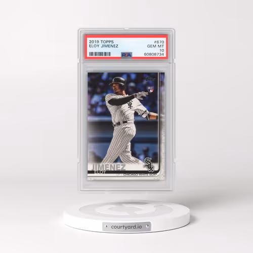 2019 Topps #670 Eloy Jimenez (PSA 10 GEM MINT)