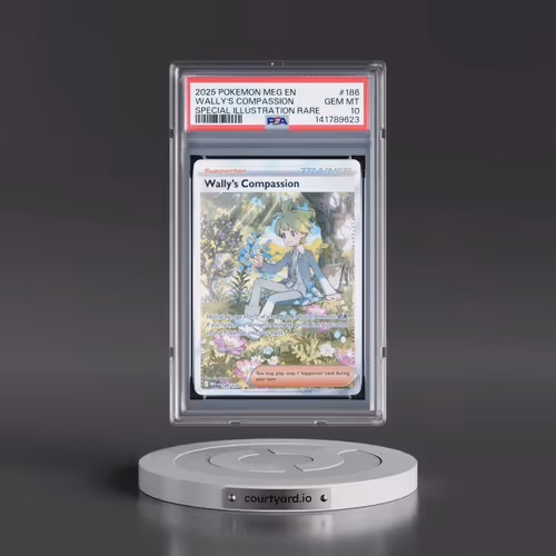 2025 Pokémon Meg EN-Mega Evolution #186 Wally's Compassion - Special Illustration Rare (PSA 10 GEM M