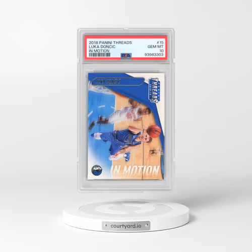2018 Panini Threads in Motion #15 Luka Doncic (PSA 10 GEM MINT)