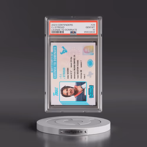2023 Panini Contenders License to Dominate #29 CJ Stroud (PSA 10 GEM MINT)