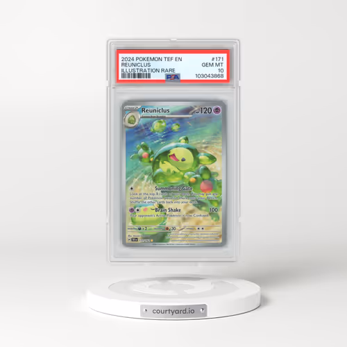 2024 Pokémon Tef EN-Temporal Forces #171 Reuniclus - Illustration Rare (PSA 10 GEM MINT)