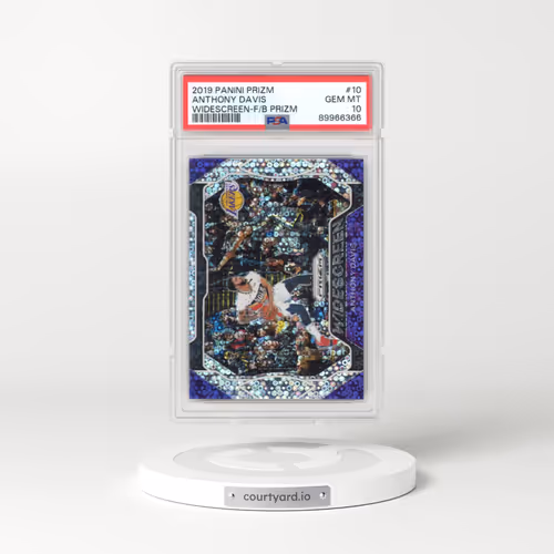 2019 Panini Prizm Widescreen #10 Anthony Davis - Fast Break Prizm (PSA 10 GEM MINT)