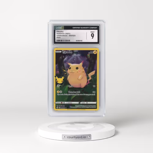 2021 Celebrations #005/025 Pikachu (CGC 9 MINT)