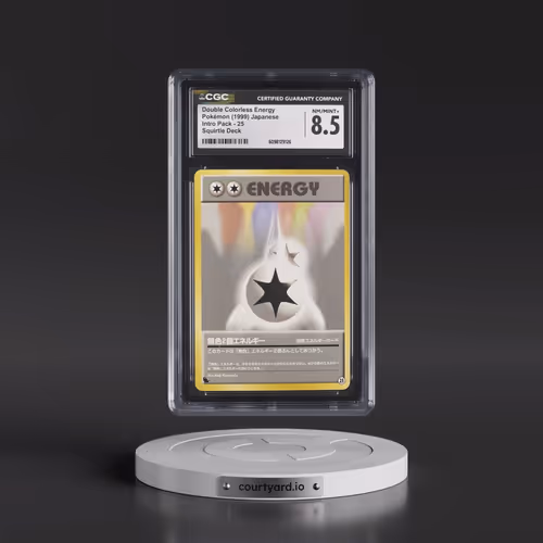 1999 Intro Pack #25 Double Colorless Energy - Squirtle Deck (CGC 8.5 NM-MT+)