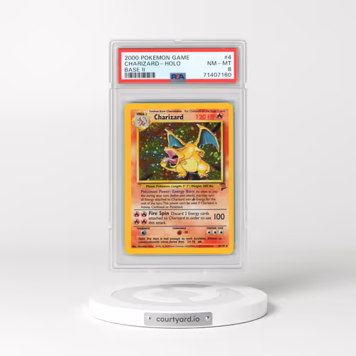 2000 Pokémon Game Base II #4 Charizard - Holo (PSA 8 NM-MT)