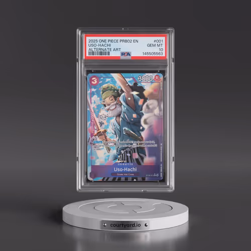2025 One Piece PRB02-Premium Booster -One Piece Card the Best- Vol.2 #001 Uso-Hachi - Alternate Art