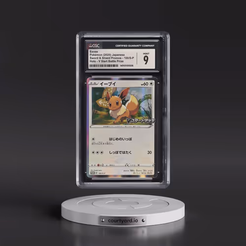 2019 Sword & Shield Promos #100/S-P Eevee - V Start Battle Prize (Holo) (CGC 9 MINT)