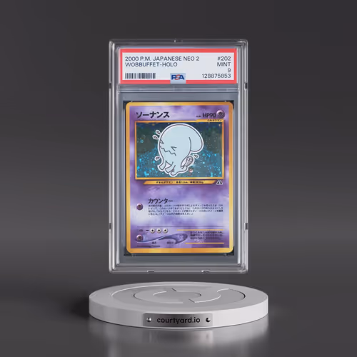 2000 Pokémon Neo 2 #202 Wobbuffet - Holo (PSA 9 MINT)