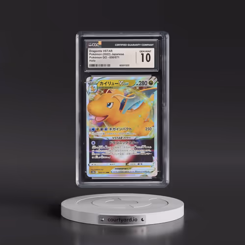 2022 Pokémon GO #050/071 Dragonite VSTAR - Holo (CGC 10 GEM MINT)