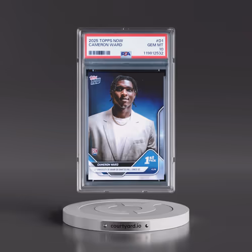 2025 Topps Now #D1 Cameron Ward (PSA 10 GEM MINT)