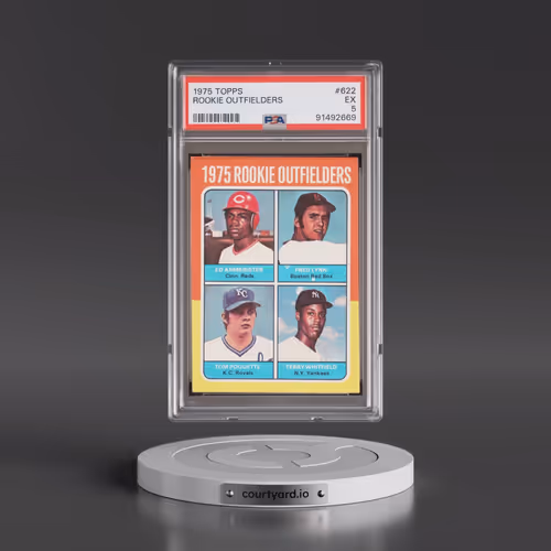 1975 Topps #622 Rookie Outfielders (PSA 5 EX)