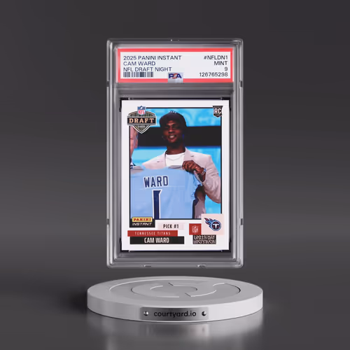 2025 Panini Instant NFL Draft Night #NFLDN1 Cam Ward (PSA 9 MINT)