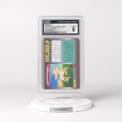 1997 Series 1 #78 Rapidash - Unscratched (CGC 8 NM-MT)