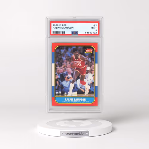 1986 Fleer #97 Ralph Sampson (PSA 9 MINT)