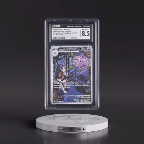 2025 Glory of the Rocket Gang - sv10 #105/098 Team Rocket's Weezing - Art Rare Holo (CGC 8.5 NM-MT+)