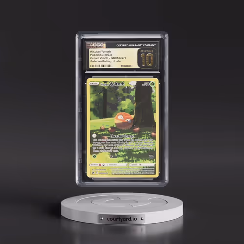 2023 Crown Zenith #GG01/GG70 Hisuian Voltorb - Galarian Gallery Holo (CGC 10 PRISTINE)