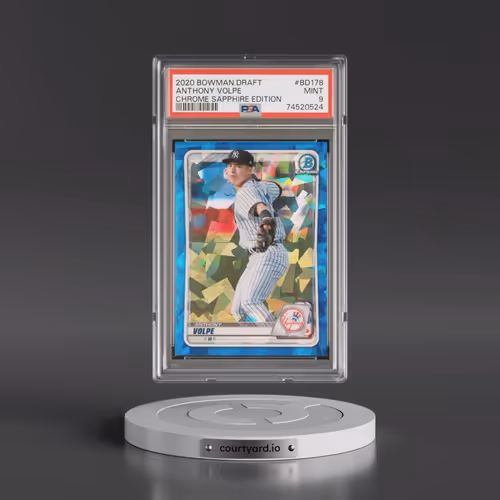 2020 Bowman Draft Chrome Sapphire Edition #BD178 Anthony Volpe (PSA 9 MINT)