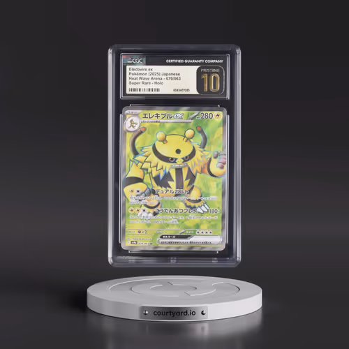 2025 Heat Wave Arena - sv9a #079/063 Electivire ex - Super Rare Holo (CGC 10 PRISTINE)