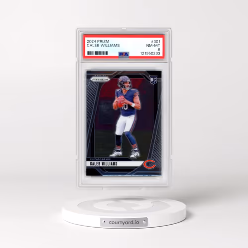 2024 Panini Prizm #301 Caleb Williams (PSA 8 NM-MT)