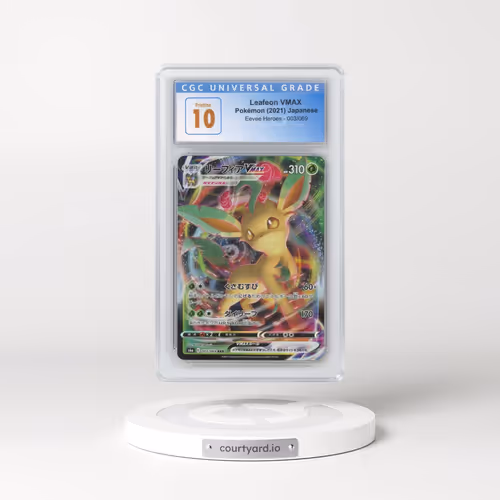 2021 Eevee Heroes #003/069 Leafeon VMAX - Holo (CGC 10 PRISTINE)