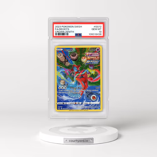 2023 Pokémon Sword and Shield Crown Zenith #GG12 Deoxys - Full Art (PSA 10 GEM MINT)
