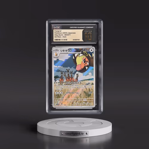 2023 Pokémon Sv2d-Clay Burst #083 Farigiraf - Art Rare (CGC 10 PRISTINE)