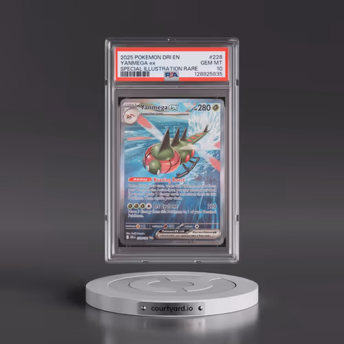 2025 Pokémon Dri EN-Destined Rivals #228 Yanmega EX - Holo Special Illustration Rare (PSA 10 GEM MIN