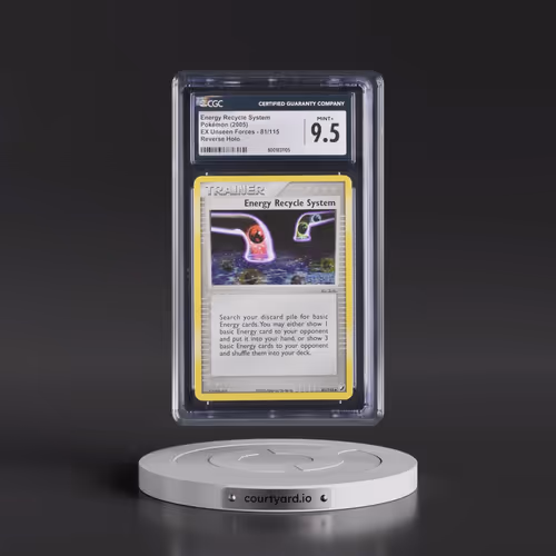 2005 EX Unseen Forces #81/115 Energy Recycle System - Reverse Holo (CGC 9.5 MINT+)