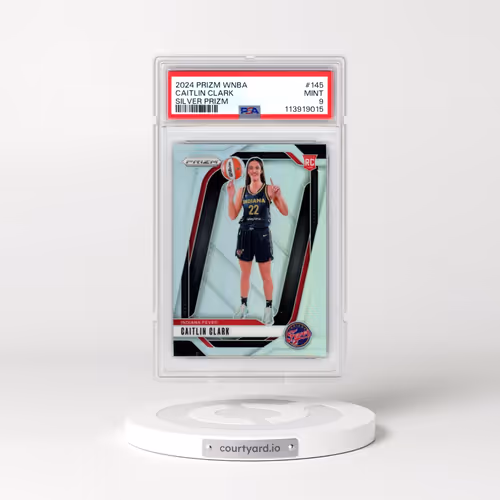 2024 Panini Prizm WNBA #145 Caitlin Clark - Silver Prizm (PSA 9 MINT)