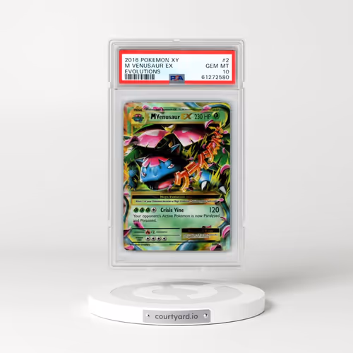 2016 Pokémon XY Evolutions #2 M Venusaur EX - Holo (PSA 10 GEM MINT)